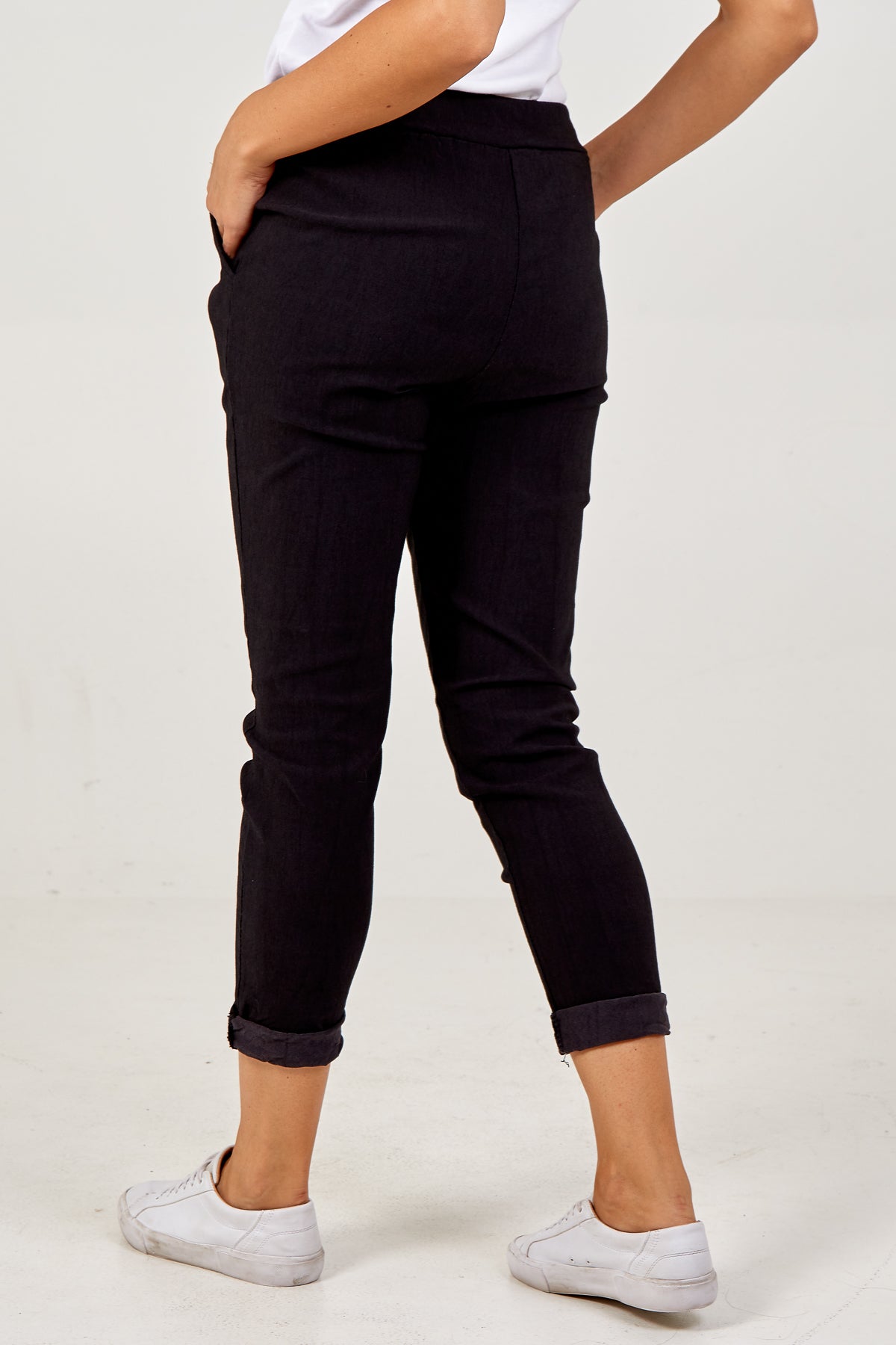 Magic Plain Super Stretch Crushed Trousers