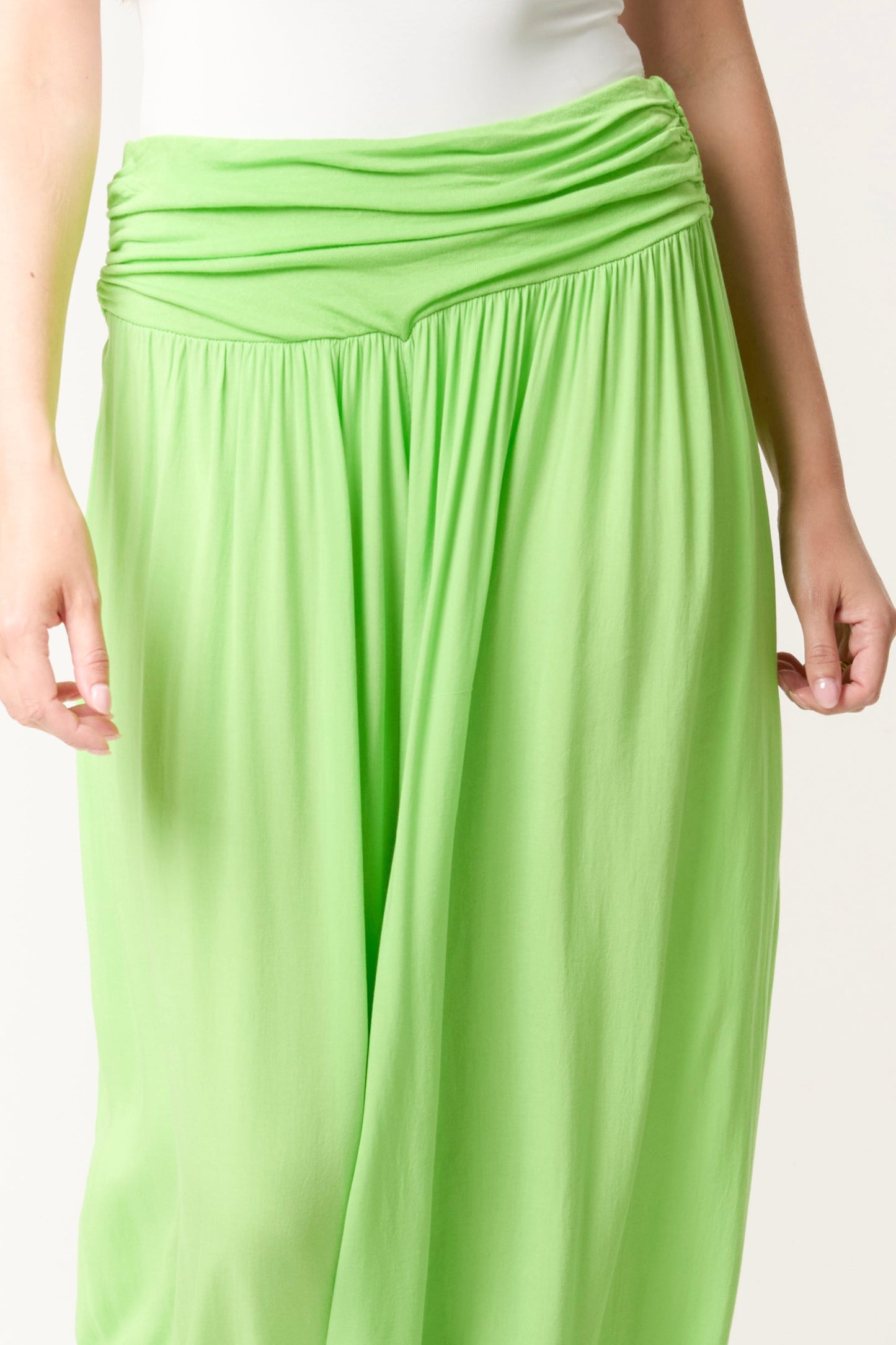 Harem Jersey Waistband Trousers