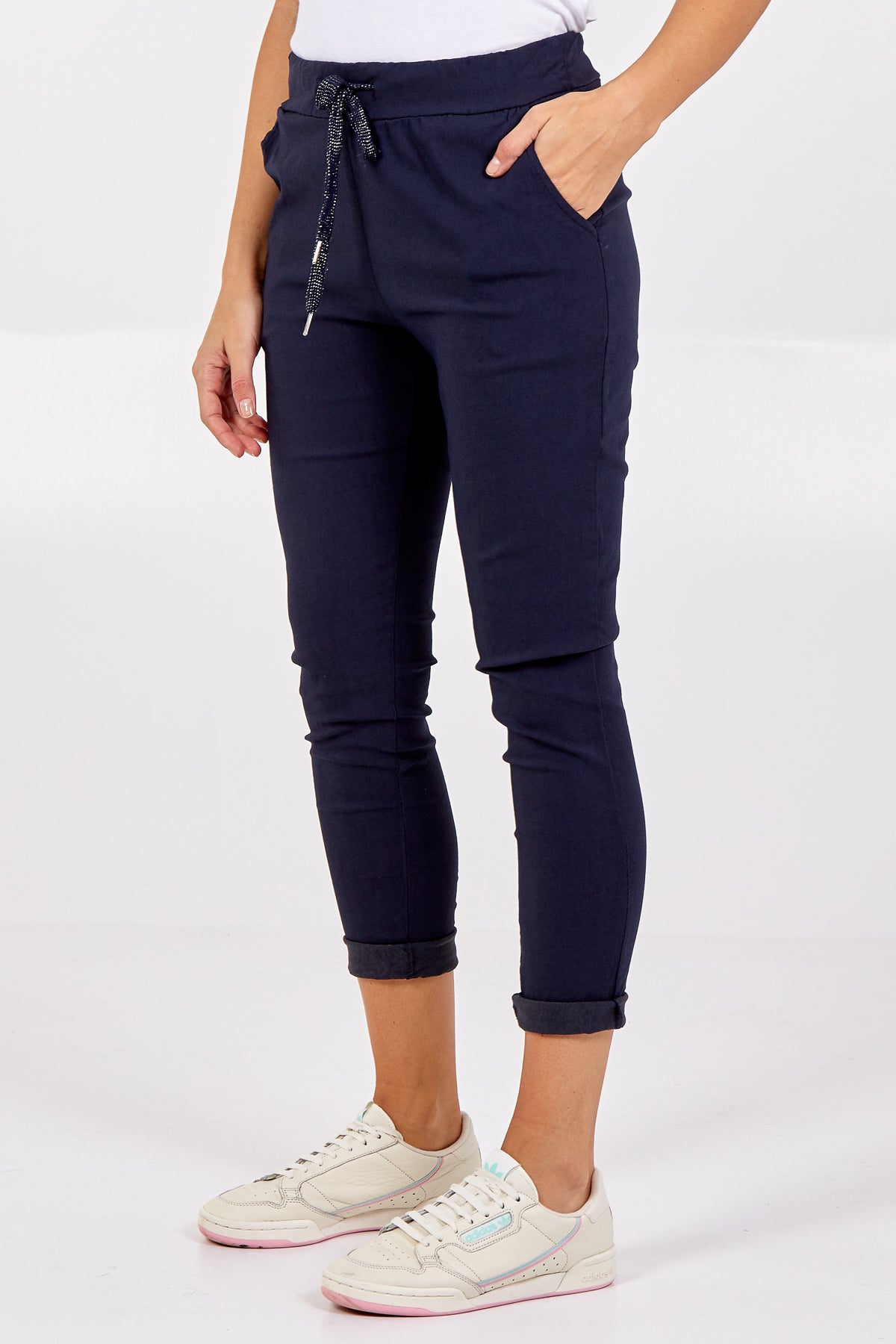 Magic Plain Super Stretch Crushed Trousers
