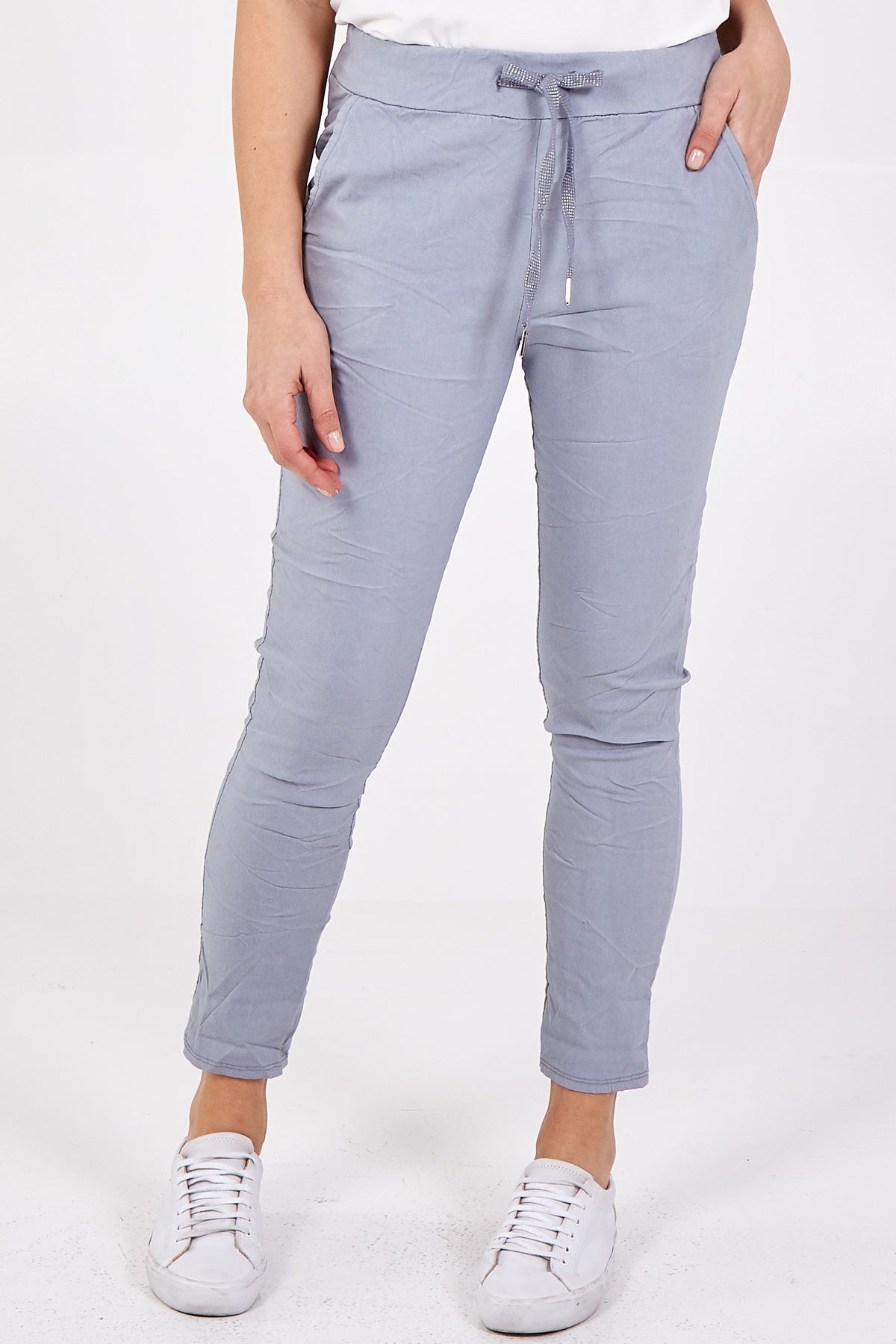 Magic Plain Super Stretch Crushed Trousers