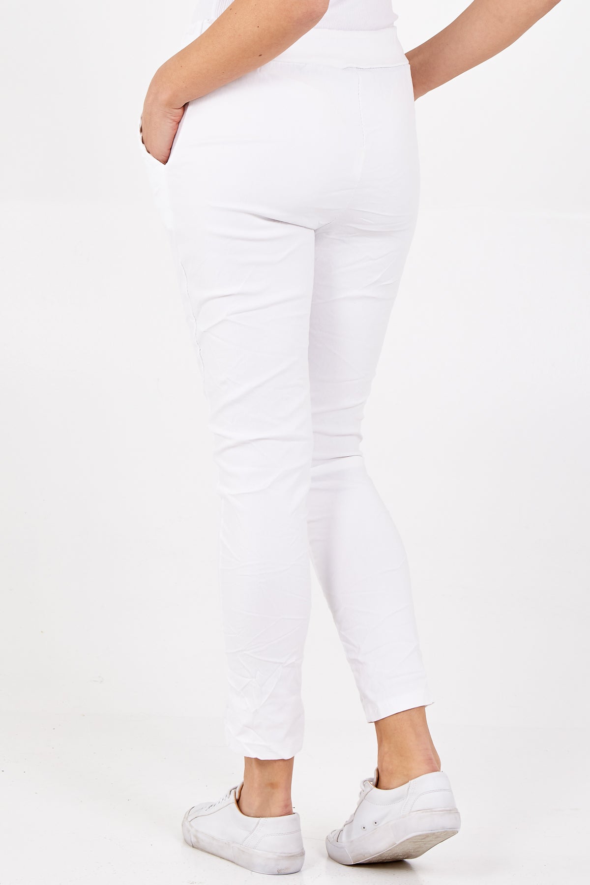 Magic Plain Super Stretch Crushed Trousers