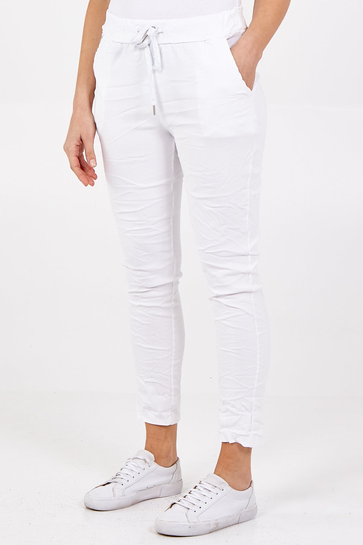 Magic Plain Super Stretch Crushed Trousers