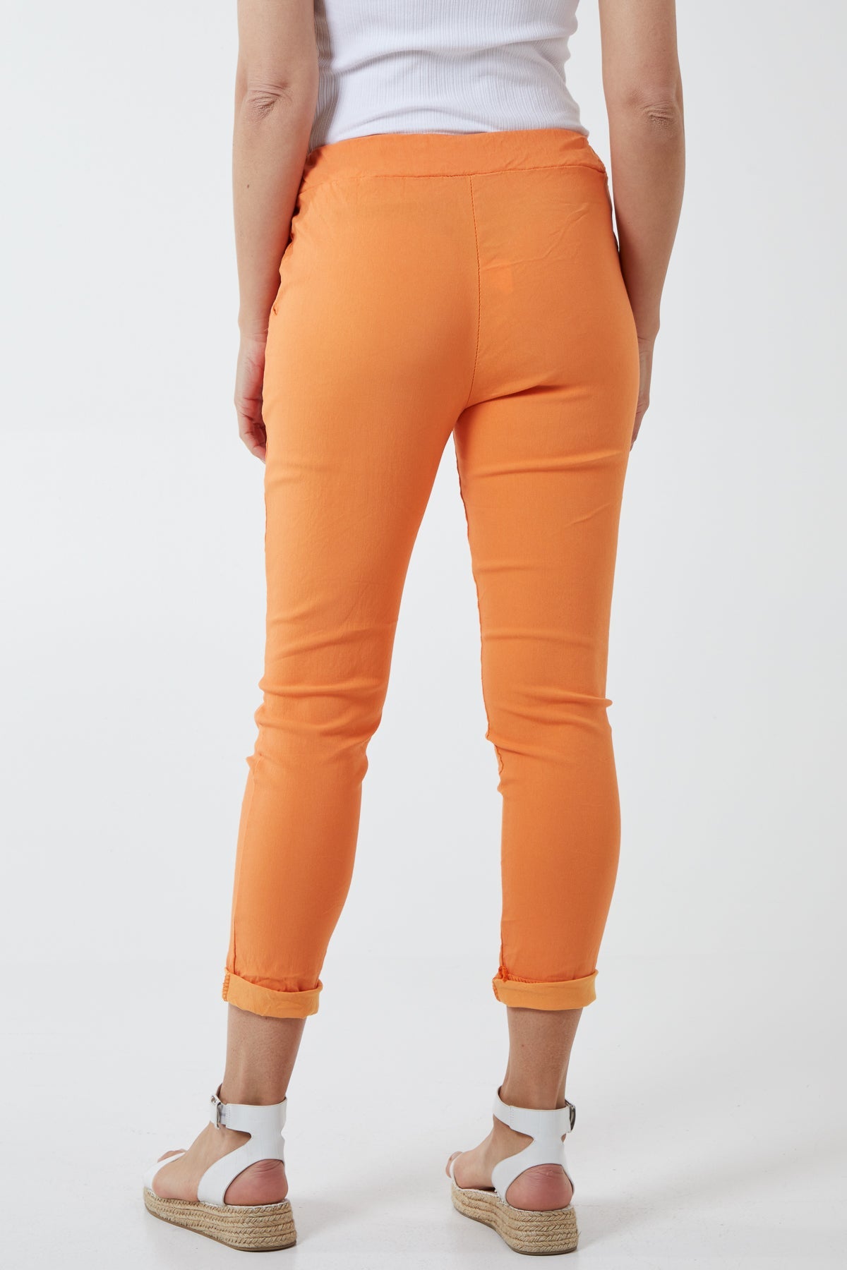 Magic Plain Super Stretch Crushed Trousers