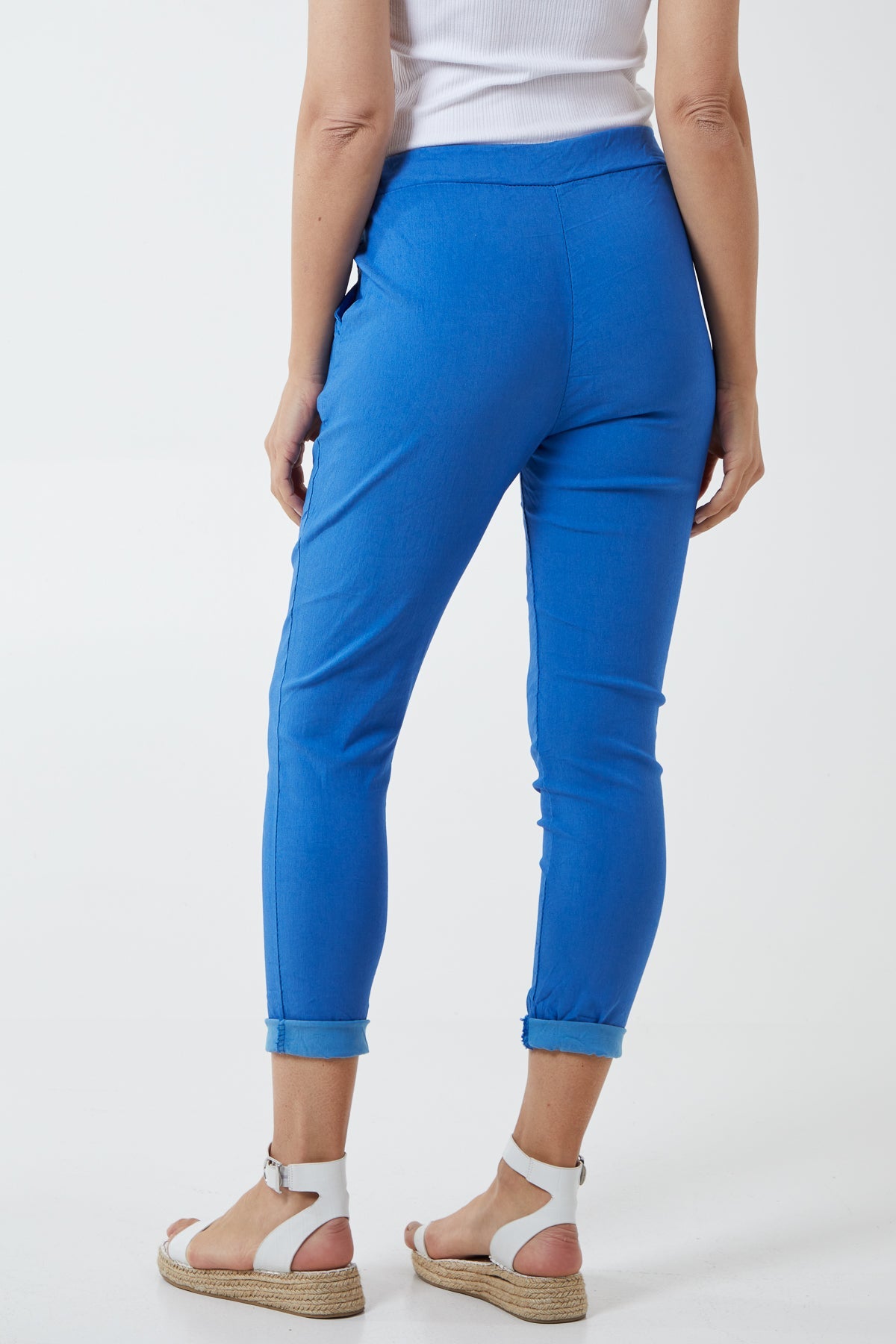 Magic Plain Super Stretch Crushed Trousers