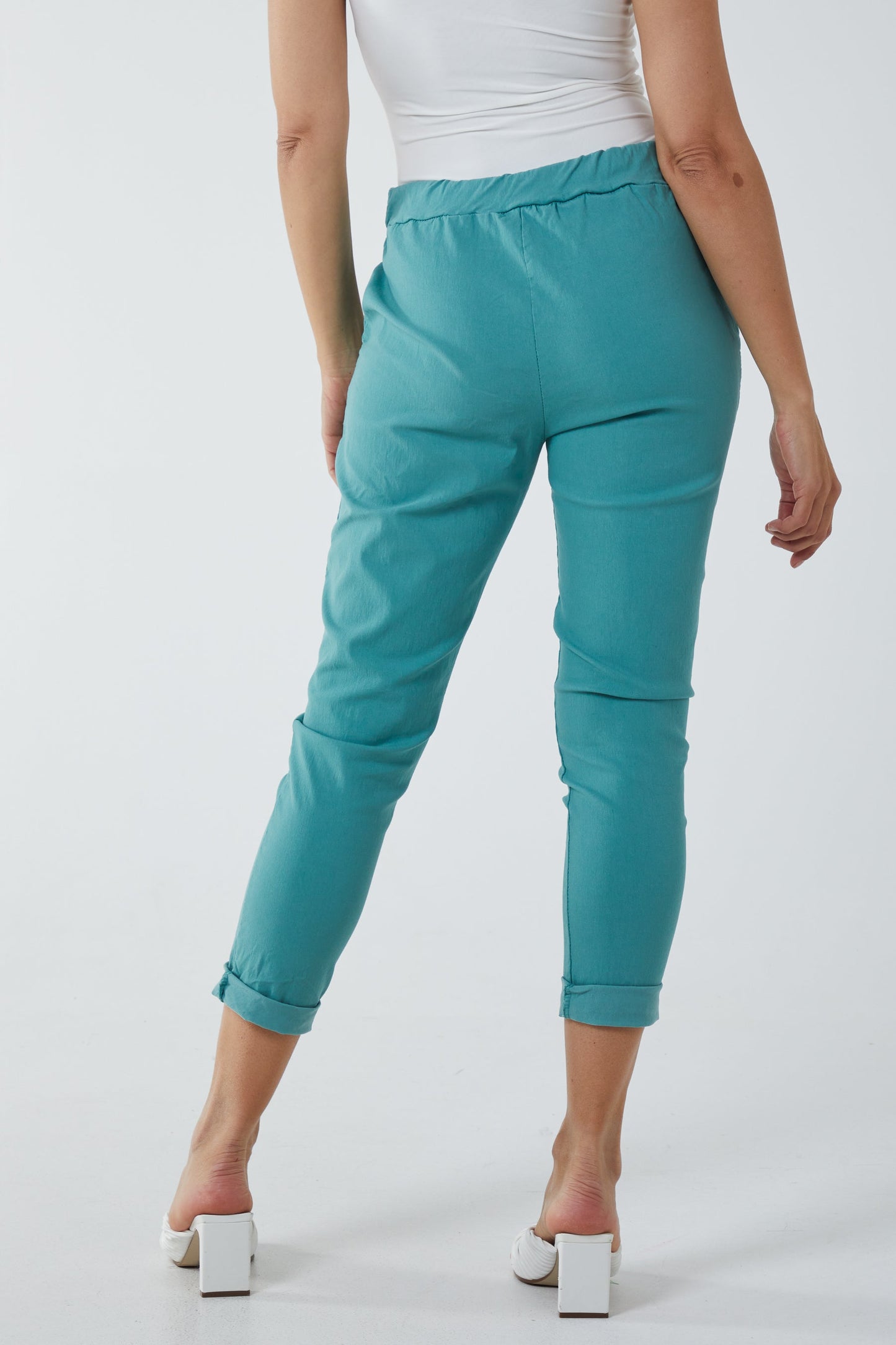 Magic Plain Super Stretch Crushed Trousers