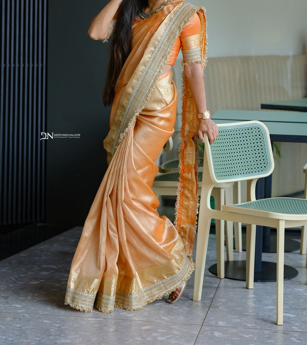 BANARASI PAPPER TISSUE ORGANZA SAREE- PRE ORDER