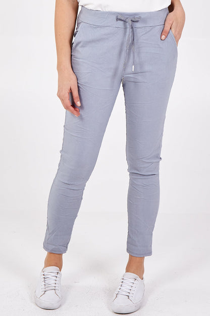Magic Plain Super Stretch Crushed Trousers