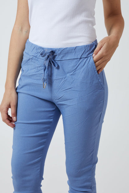 Magic Plain Super Stretch Crushed Trousers